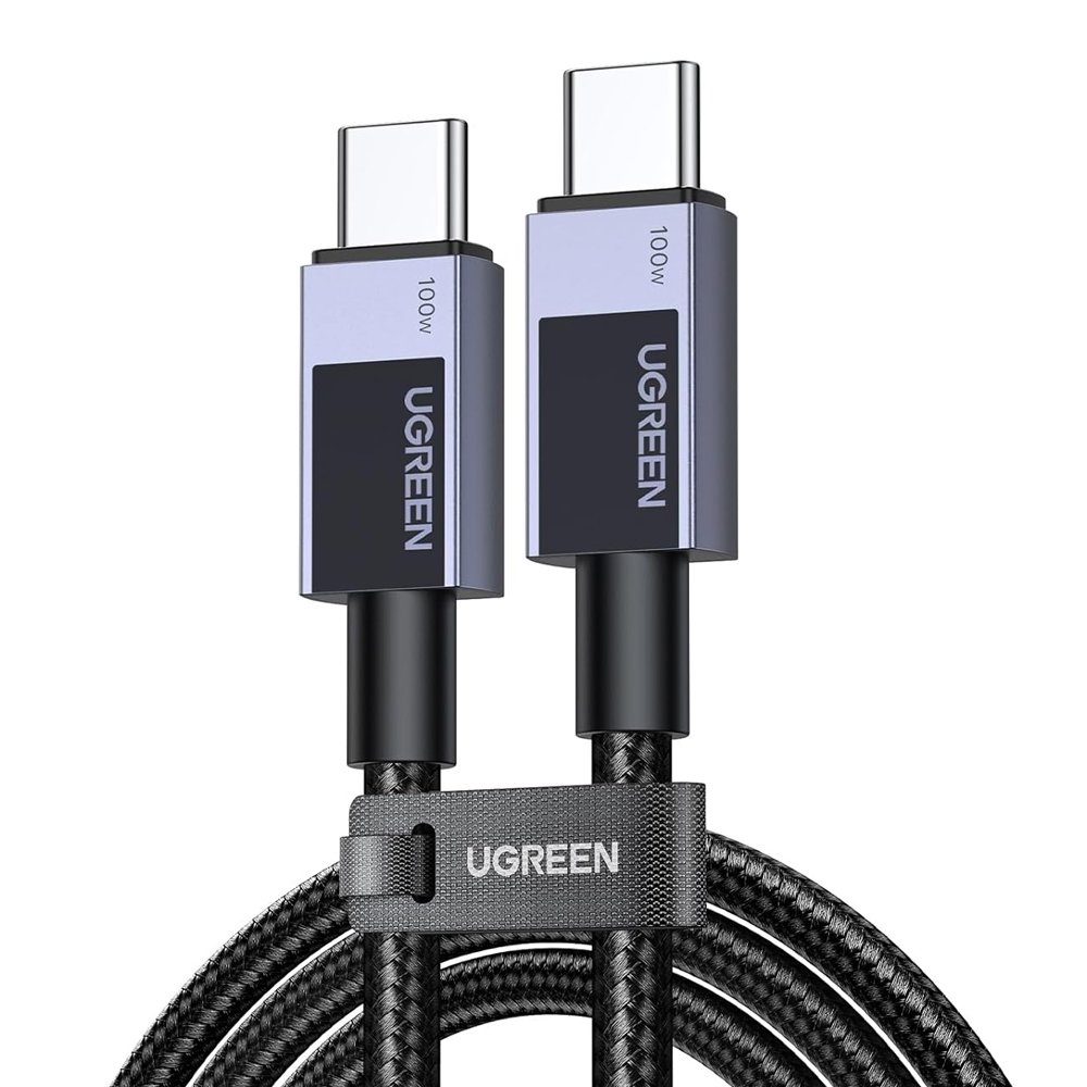 Cabo Usb-c Ugreen 100w 5a 2m Pd Nylon Macbook Iphone 15