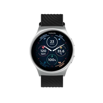 Smartwatch Moto Watch 120 Motorola Silver Moswz120-sl — foto 4
