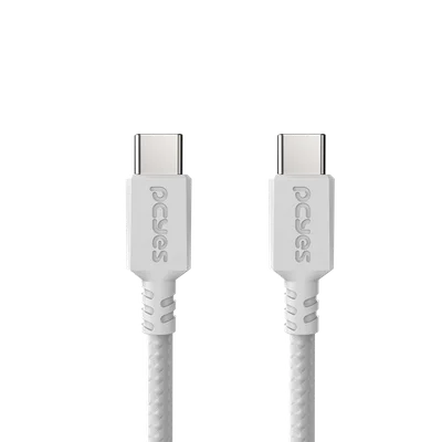 Cabo Usb Tipo-c 3.1 P/ Usb Tipo-c 3.1 - Branco - 3metros - Nylon - Pucp3b