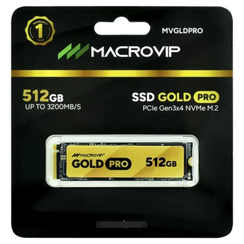 SSD M.2 Nvme 2280 PCie 512gb Macrovip