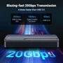 Case SSD Nvme M.2 20gbps Usb-c 3.2 Gen2x2