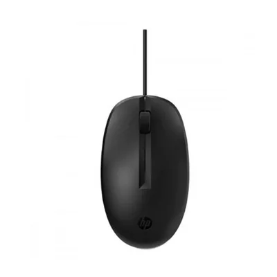 Mouse Hp 125 Wired 1200 Dpi Usb Com Fio - Preto
