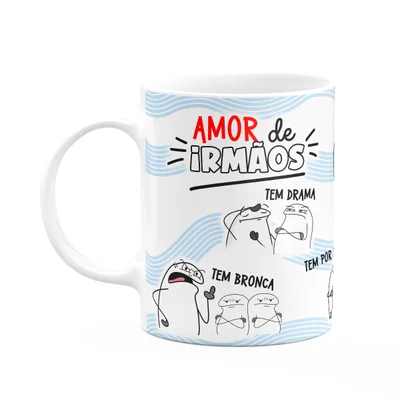 Caneca Flork Irmãos - Amor De Irmãos - M4