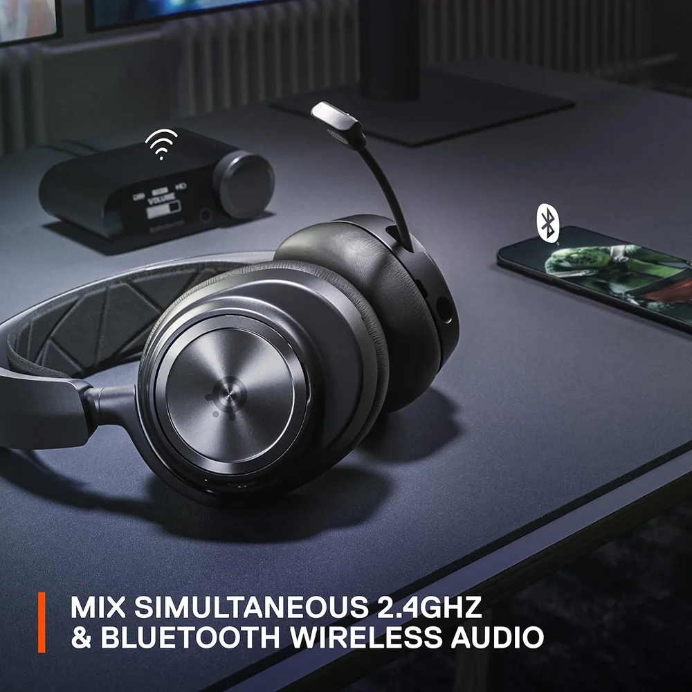 Imagem 4 de 5 do produto Headset Gamer Steelseries Arctis Nova Pro Wireless Anc Usb Ps5 Ps4 PC XBOX Preto