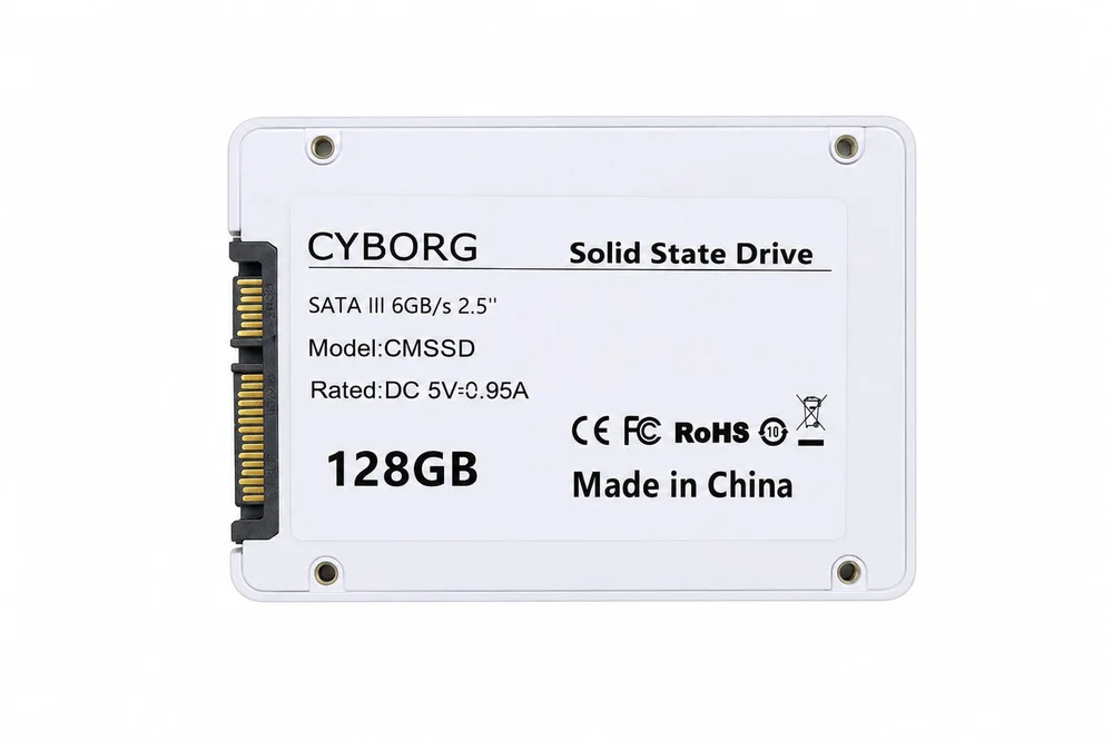 SSD 128GB Cyborg Sd-07 Branco Sata3 2,5"