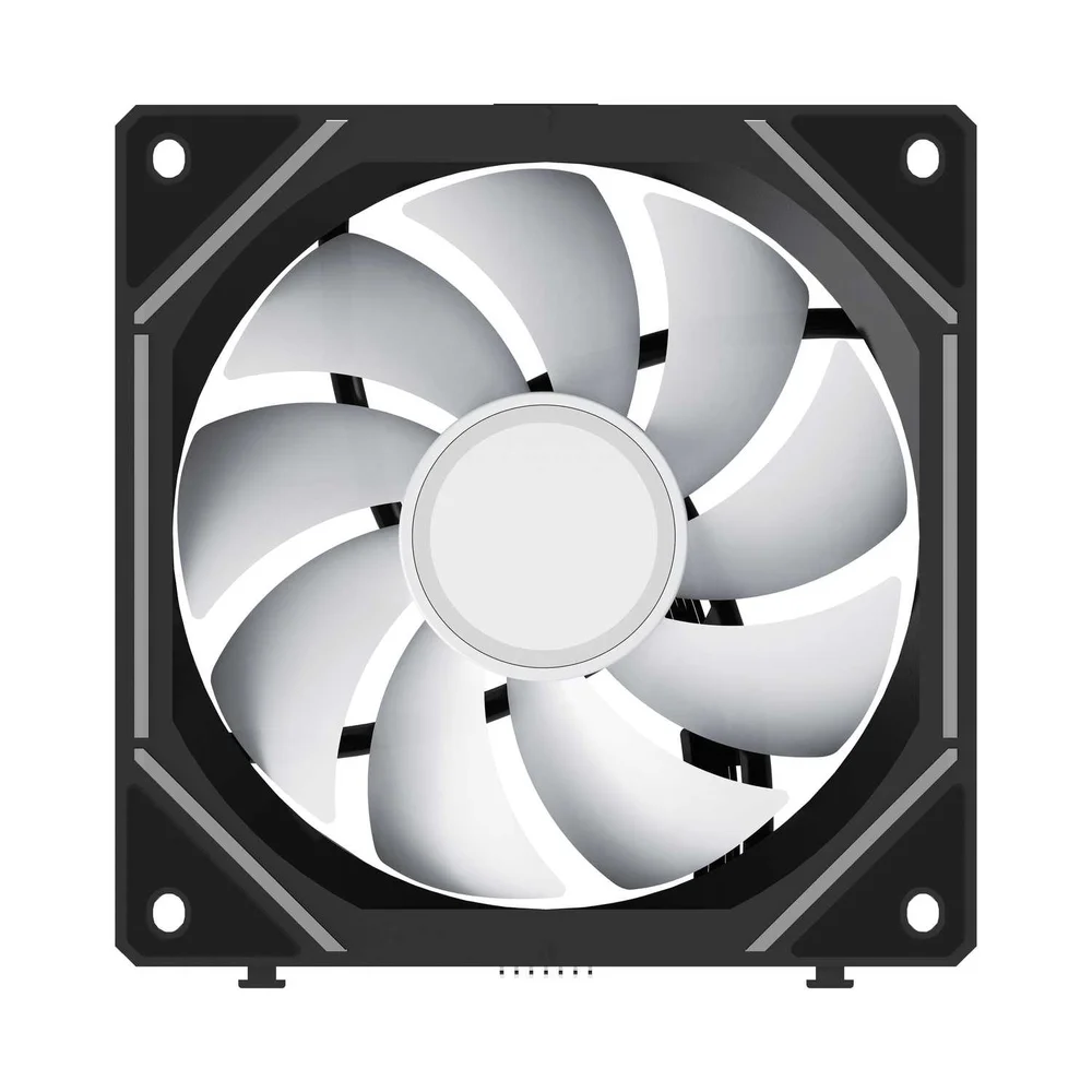 Kit 3 Fans Ocypus Gamma F12 Uni ARGB Preto Pwm 120mm 5