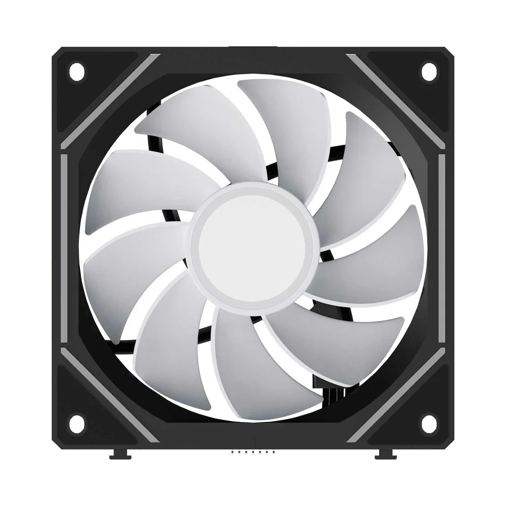 Kit 3 Fans Ocypus Gamma F12 ARGB Reverse Blade 120mm Preto 8