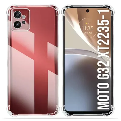 Capa Case Anti Shock Transparente Para Motorola Moto G32