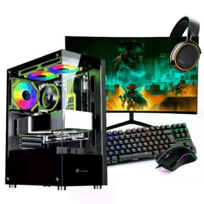 PC Gamer Completo Ryzen 5 5500, Rx 6600, 16gb Ddr4, SSD 480GB, 500w 80 Plus, PCtre004-e
