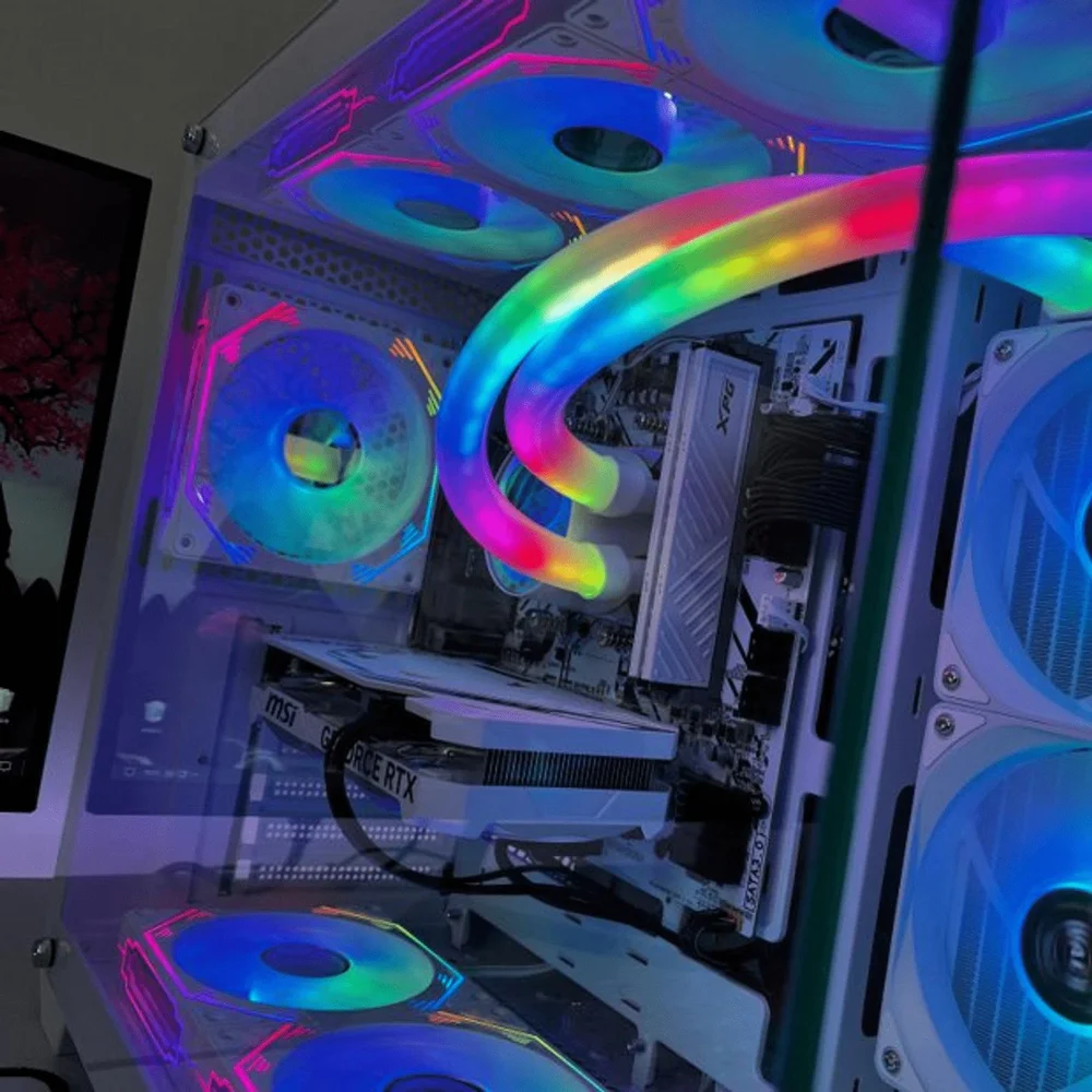 PC Gamer Completo Ryzen 5 5500, RTX 5060, 16gb Ddr4, SSD Nvme 500gb, 600w 80 Plus, 4pvzm2cx-e - view 3