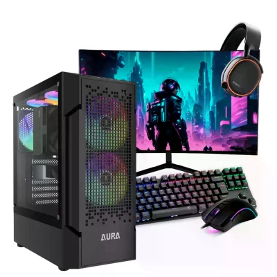 PC Gamer Completo Ryzen 5 5500, Rx 580, 16gb Ddr4, SSD 480GB, 500w 80 Plus, Rxpc002-e
