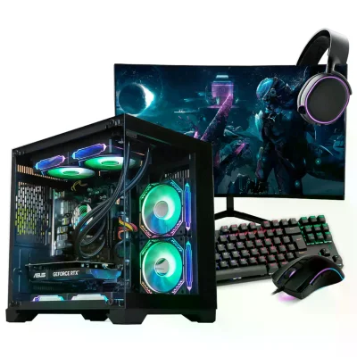 PC Gamer Completo Ryzen 5 5500, RTX 5060, 16gb Ddr4, SSD Nvme 500gb, 600w 80 Plus, Nwqfb49w-e