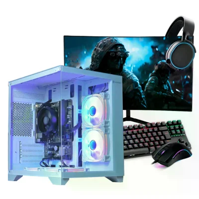 PC Gamer Completo Ryzen 3 3200g, 16gb Ddr4, SSD 480GB, 400w 80 Plus, Aqua3r4-e