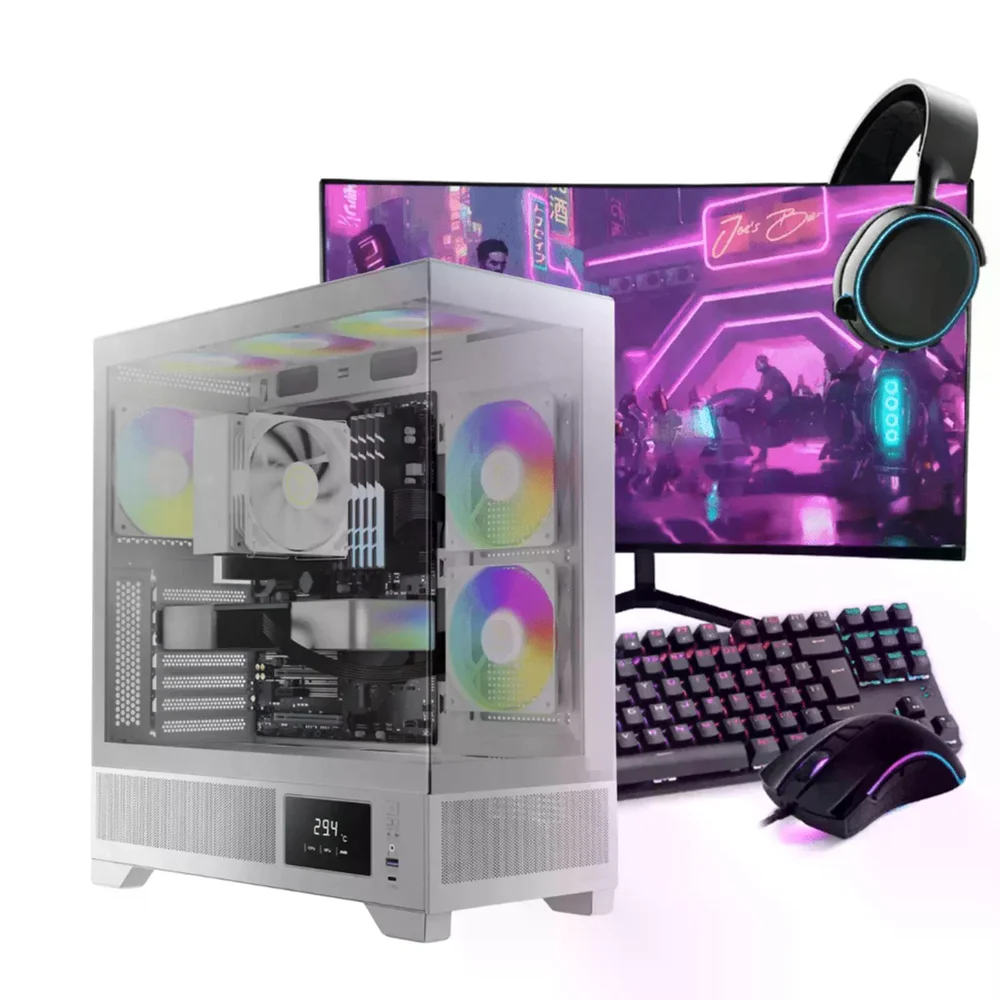 PC Gamer Completo Ryzen 5 4500, RTX 3050, 16gb Ddr4, SSD 480GB, 600w 80 Plus, PCapr04-e