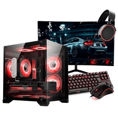 PC Gamer Completo Ryzen 5 5500, RTX 3050, 16gb Ddr4, SSD 480GB, 600w 80 Plus