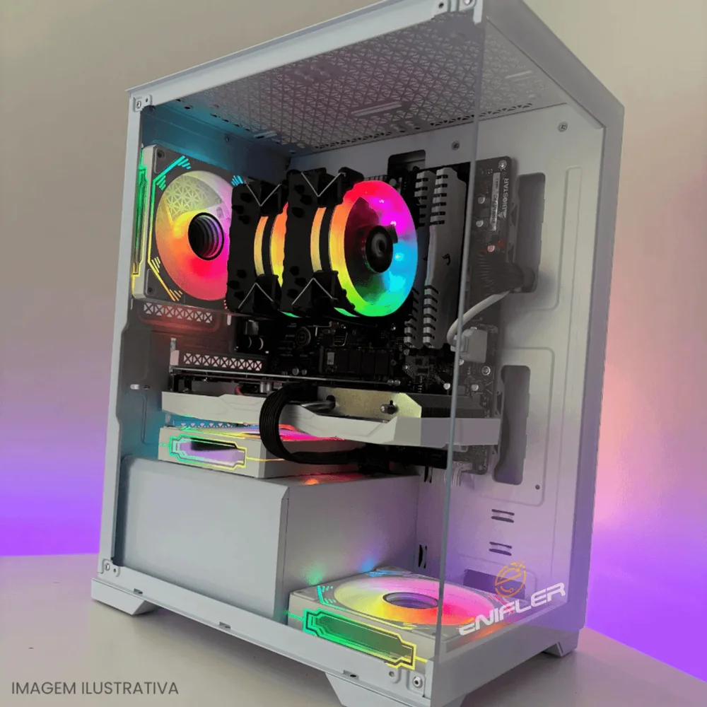 PC Gamer Completo Ryzen 5 5500, Rx 6600, 16gb Ddr4, SSD 480GB, 500w 80 Plus, PCtre003-e - view 5
