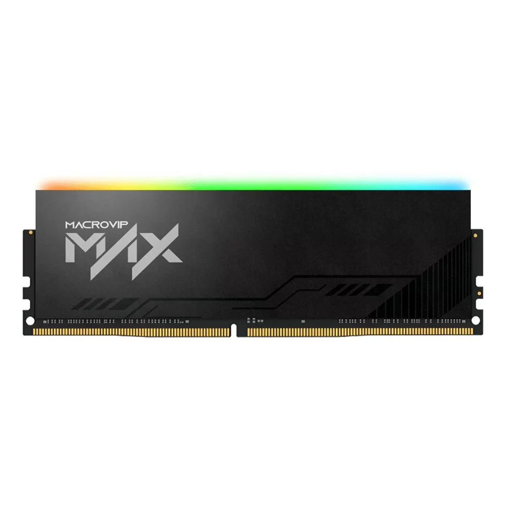 Memória Ram Macrovip Max RGB, 16gb, Ddr4, 3200mhz, Cl16, Mvx32n16/16r