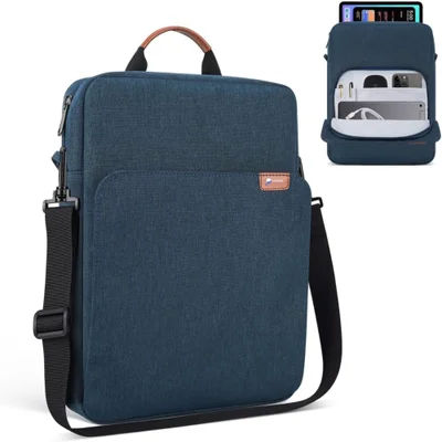Bolsa Premium Ipad Macbook M1 Compartimentos Alça Ajustável