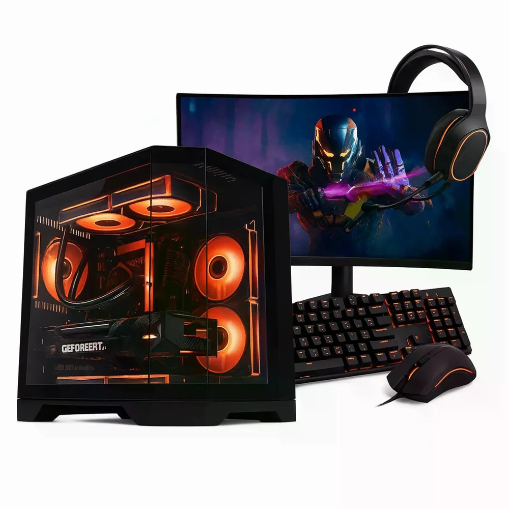 PC Gamer Completo Ryzen 5 5600gt, 16gb Ddr4, SSD Nvme 500gb, 500w 80 Plus, PChayn02-e