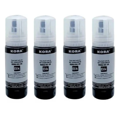 Kit 4 Tintas Brother Preto 100ml Compatível