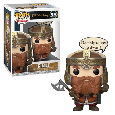 Boneco Funko Pop! Sayings O Senhor Dos Anéis- Gimli