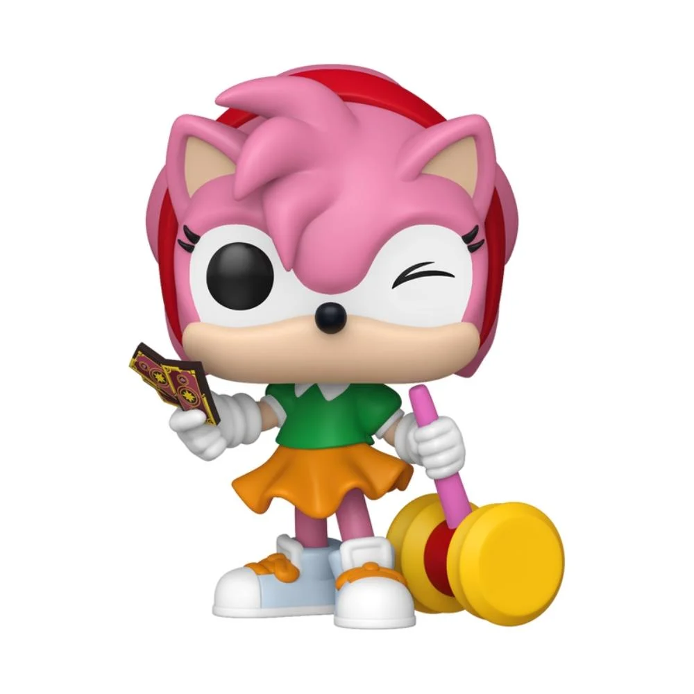 Imagem 2 de 5 do produto Boneco Funko Pop! Sonic The Hedgehog -  Amy Rose Com Chase