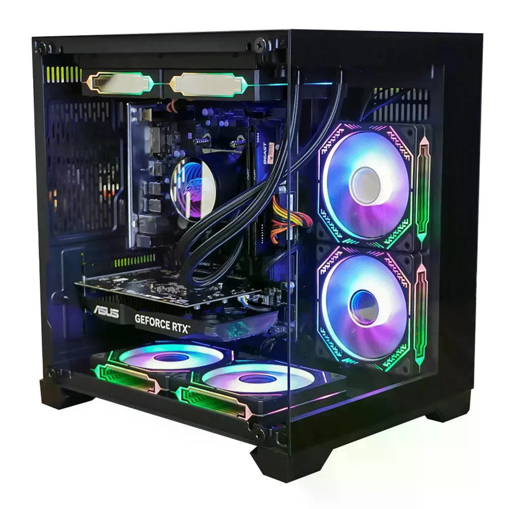 PC Gamer Completo Ryzen 5 5600x, RTX 5060, 16gb Ddr4, SSD Nvme 500gb, 600w 80 Plus, Bdp419gd-e - view 5