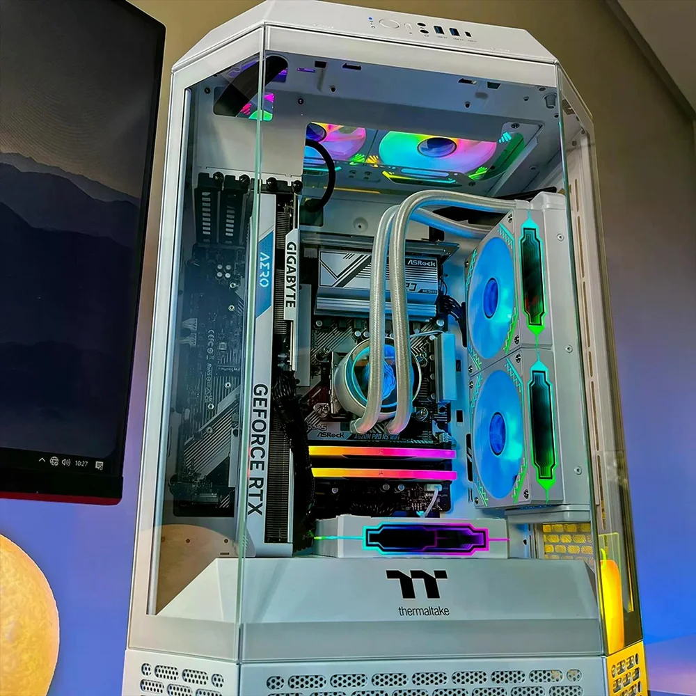 PC Gamer Completo Ryzen 5 7600x, RTX 5060, 16gb Ddr5 RGB, SSD Nvme 1TB, 700w 80 Plus, Rzyc68jt-e - view 5