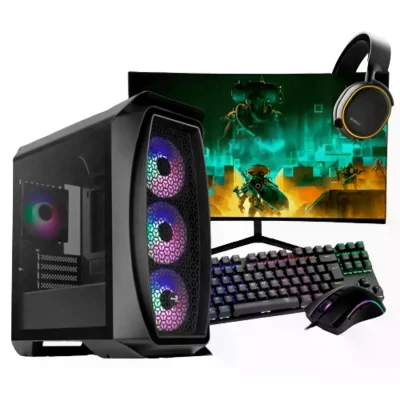 PC Gamer Completo Ryzen 5 5600x, RTX 5060, 16gb Ddr4, SSD Nvme 500gb, 600w 80 Plus, Jt8pmj0g-e