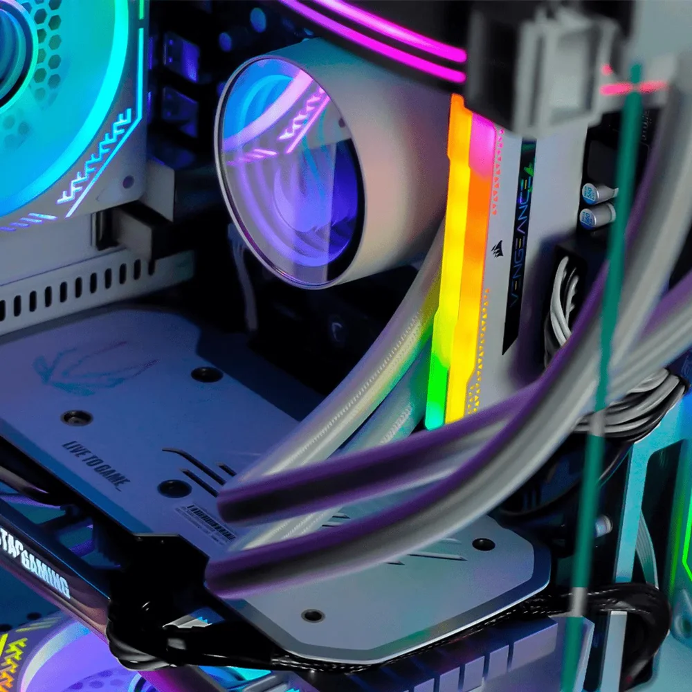 PC Gamer Completo Ryzen 5 5600x, RTX 5060, 16gb Ddr4, SSD Nvme 500gb, 700w 80 Plus, Qut76crd-e - view 4