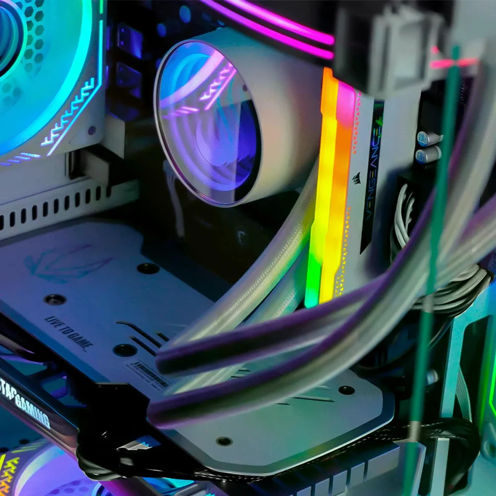 PC Gamer Completo Ryzen 5 9600, RTX 5060, 16gb Ddr5, SSD Nvme 500gb, 600w 80 Plus, Aqm0102-e - view 2