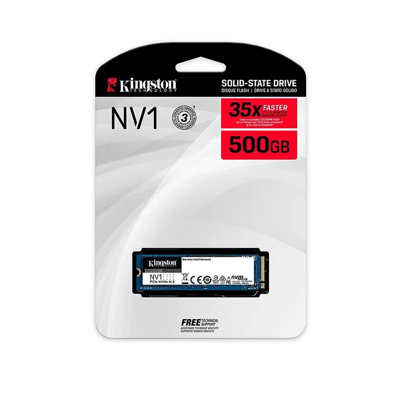 SSD M.2 500gb Kingston Nv1 1700 / 2100mbps