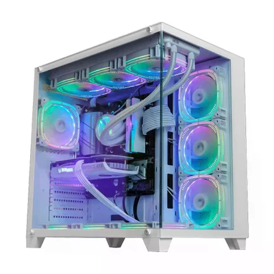 PC Gamer Ryzen 7 5700x, RTX 5060, 32gb RGB Ddr4, SSD Nvme 1TB, 700w 80 Plus, Full White, Gnrv13oi-e