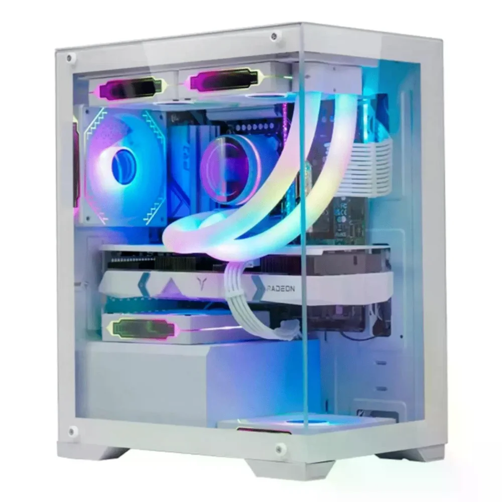 PC Gamer Ryzen 5 4500, RTX 2060, 16gb Ddr4, SSD Nvme 500gb, 600w 80 Plus, PCr7g34-e