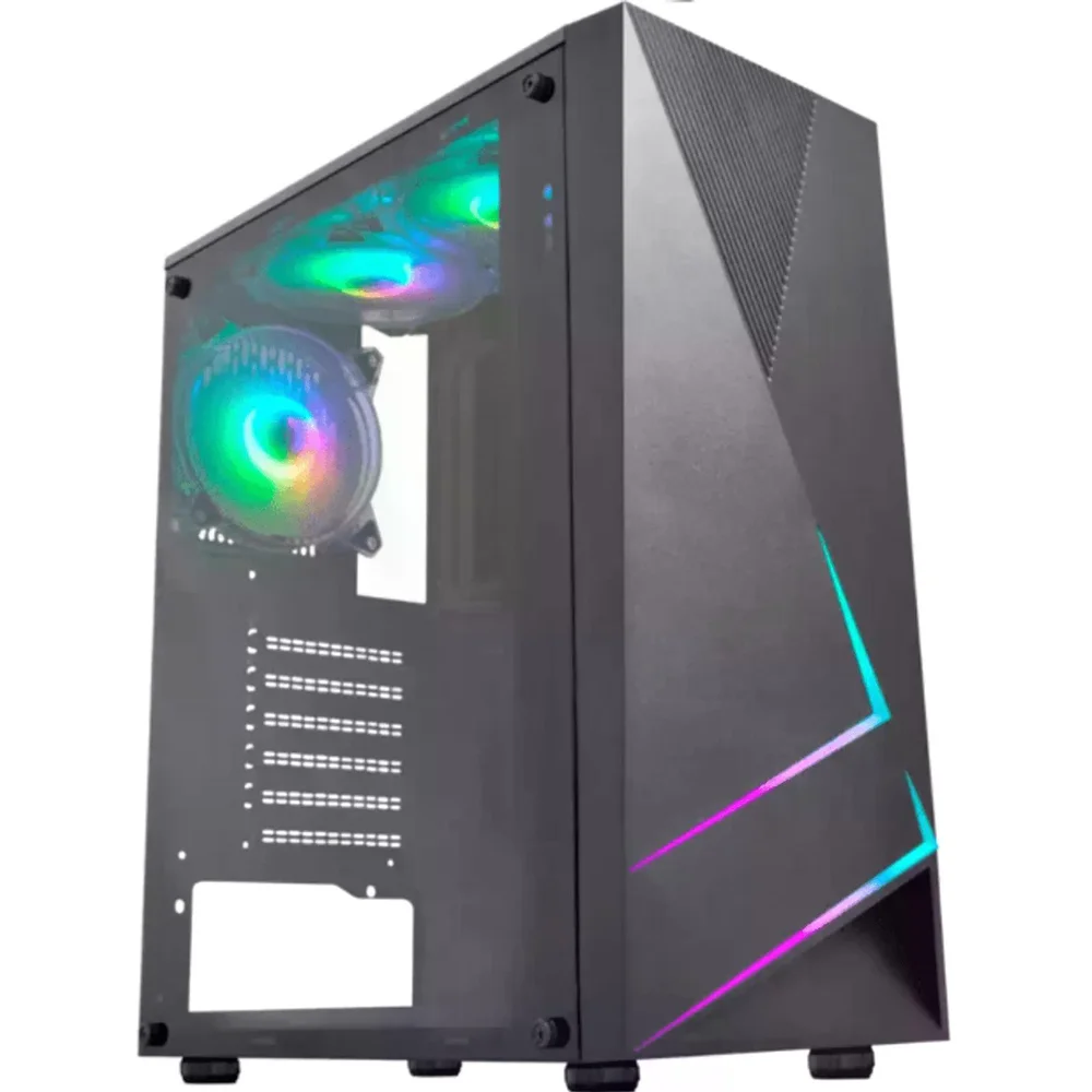 PC Gamer Ryzen 5 4500, RTX 2060, 16gb Ddr4, SSD Nvme 500gb, 600w 80 Plus, PCr7g32-e