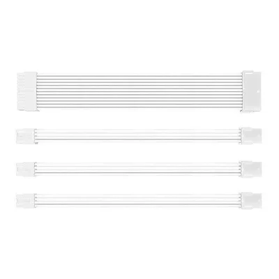 Cabo Extensor Sleeved Pichau Cs110, Branco, 24p, 8p, 6p, PCh-cs110-wht02