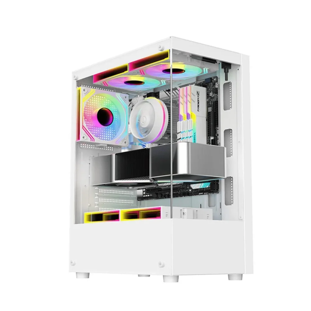 PC Gamer Ryzen 5 5500, Rx 6600, 16gb Ddr4, SSD 480GB, 500w 80 Plus, PCtre001-e