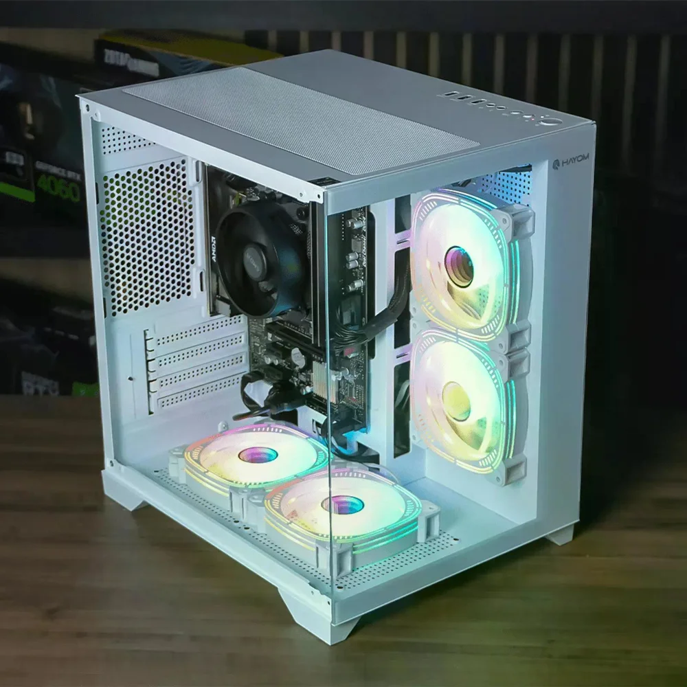 PC Gamer Ryzen 5 5600gt, 16gb Ddr4, SSD Nvme 500gb, 500w 80 Plus, PCrise03-e - view 3