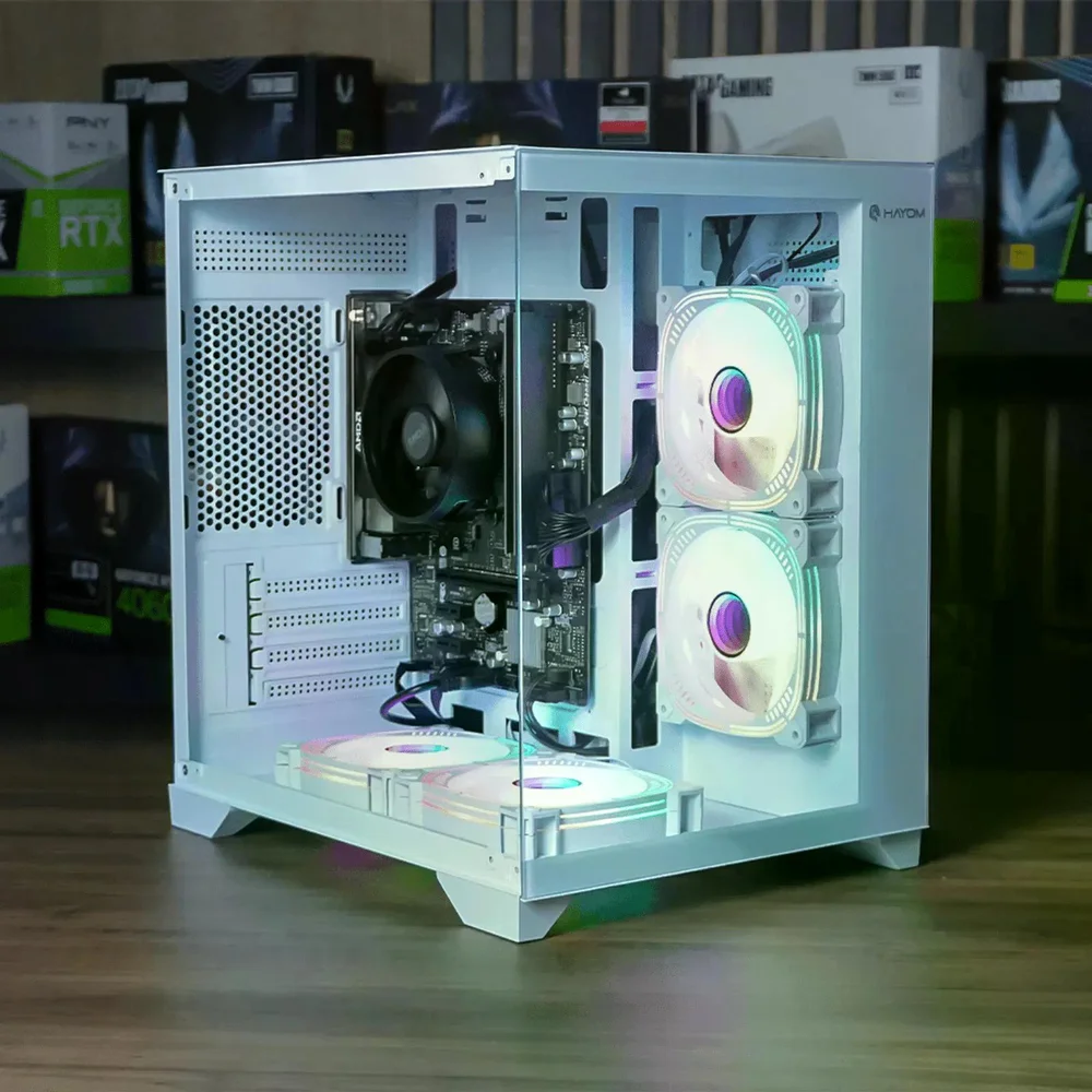 PC Gamer Ryzen 5 5600gt, 16gb Ddr4, SSD Nvme 500gb, 500w 80 Plus, PCrise03-e - view 5