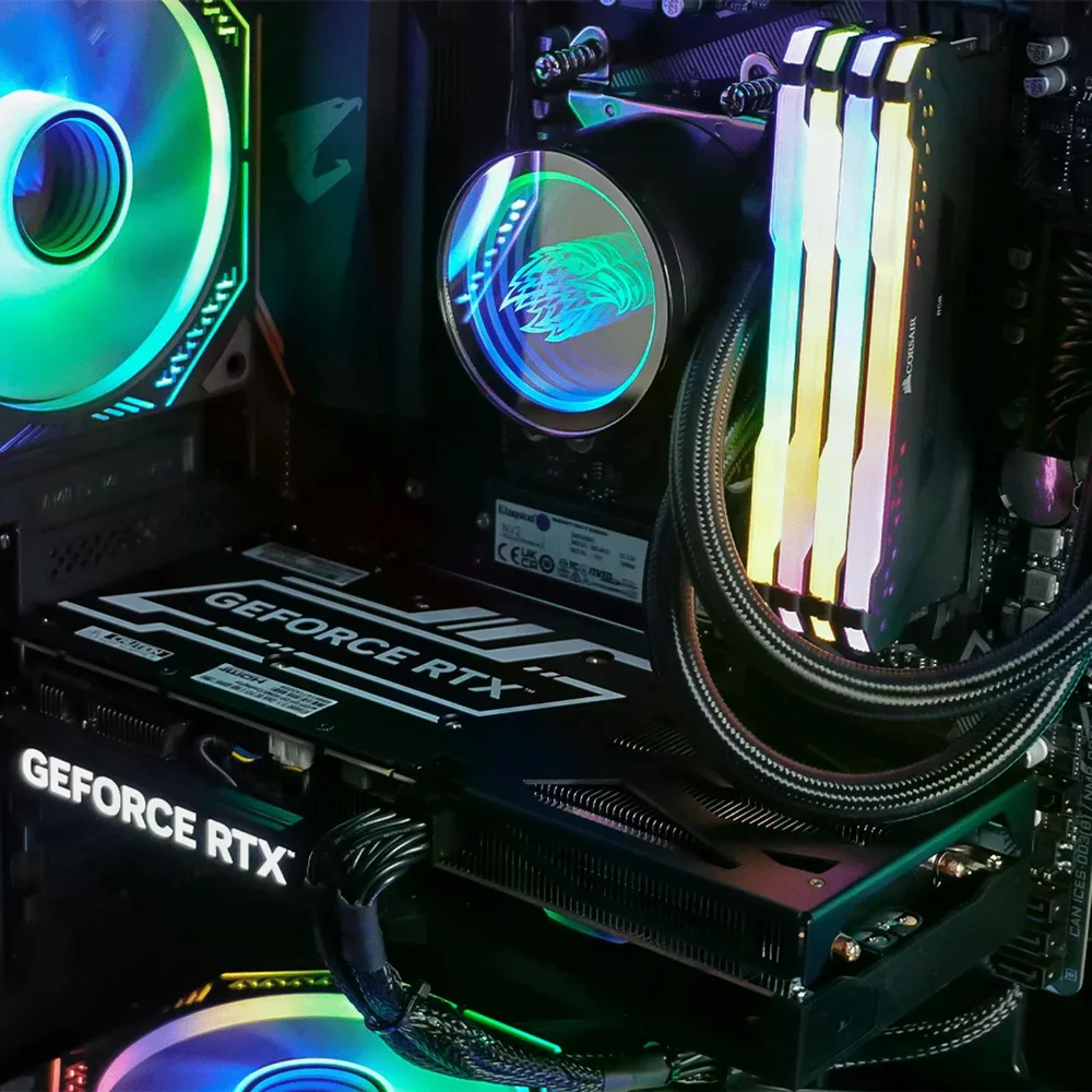 PC Gamer Ryzen 5 5600x, RTX 5060 Ti, 16gb RGB Ddr4, SSD Nvme 500gb, 700w 80 Plus, Full Black, 4lm6dni3-e - view 2