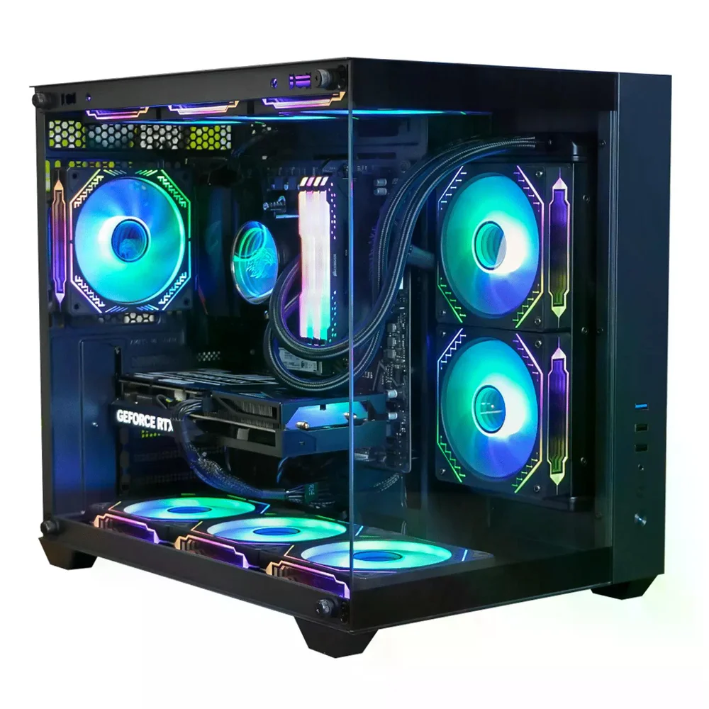 PC Gamer Ryzen 5 5600x, RTX 5060 Ti, 16gb RGB Ddr4, SSD Nvme 500gb, 700w 80 Plus, Full Black, 4lm6dni3-e - view 4
