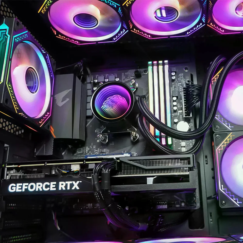 PC Gamer Ryzen 5 5600x, RTX 5060 Ti, 16gb RGB Ddr4, SSD Nvme 500gb, 700w 80 Plus, Full Black, 4lm6dni3-e - view 5