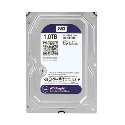 Hd Wd Purple 1TB Wd10purx Purple Sata Para Sistemas De Videovigilância Cftv