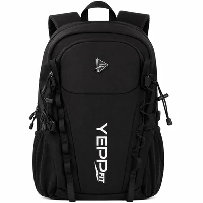 Mochila 24l Leve Resistente Academia Trilha Viagem Com Apito Cor:preto