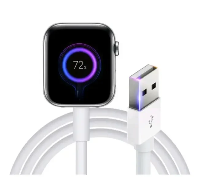 Cabo Carregado Base Magnética Carregamento Indução Smartwatch