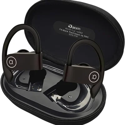 Fone De Ouvido Bluetooth 5.4 Sem Fio Esportivo, Ipx5 À Prova D’água, 45h De Bateria, Display LED, Microfone Integrado, Som Estéreo, Ideal