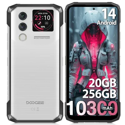 Smartphone Doogee Blade10 Max 4g Nfc Dual Sim Bateria 10300mah 20gb Ram 256gb Prata