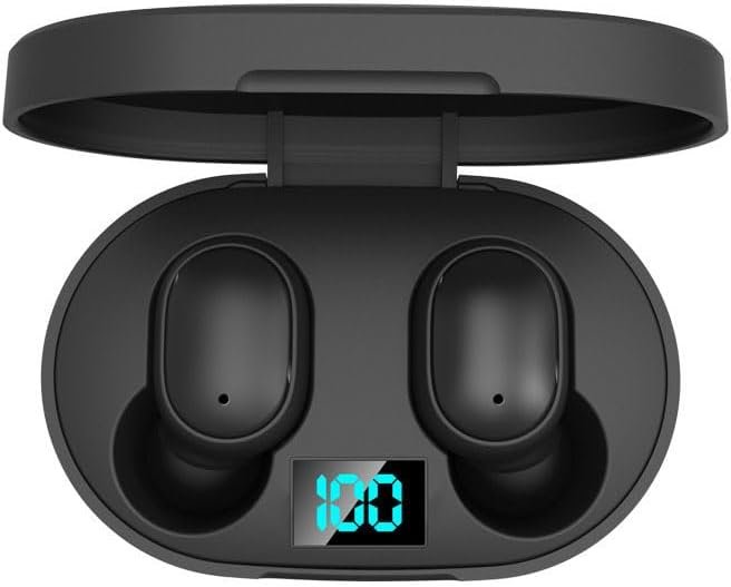 Fone De Ouvido Bluetooth Sem Fio Gamer Music Tws Microfone Todos Celular Preto