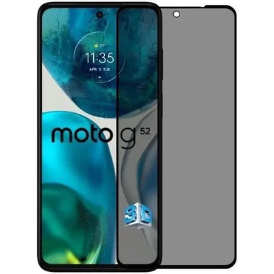 Película Vidro Privativa 3d Anti Espiao Para Motorola Moto G52 / G82 5g