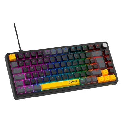 Teclado Gamer Meganico Azimut Nova - Preto - Clanm